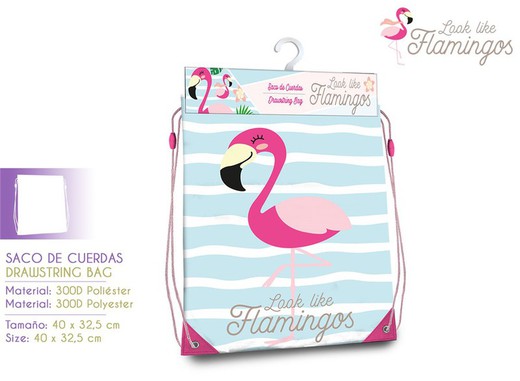 Borsa da palestra Flamingo 40x33