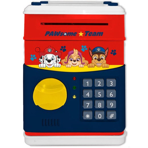 Paw Patrol Digital Piggy Bank With Clock