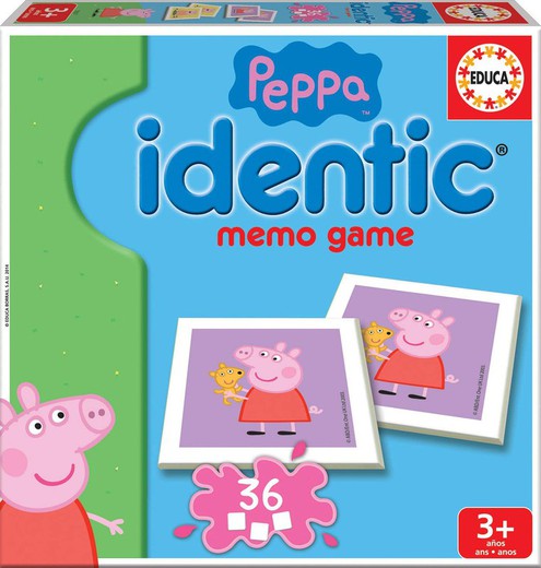 Juego memoria - Identic: Peppa Pig