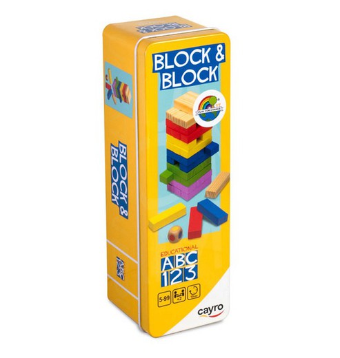 Juego Block & Block Metal Box Madera