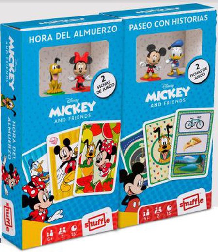 Juego Cartas Mickey Y Amigos Plus 2 Surt.