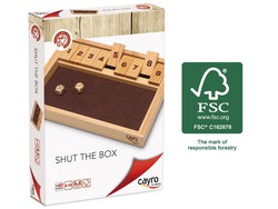 Juego Shut The Box de Madera