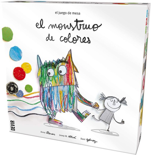 Jeu le monstre coloré