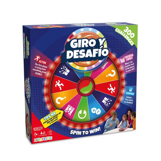 JUEGO GIRO Y DESAFIO