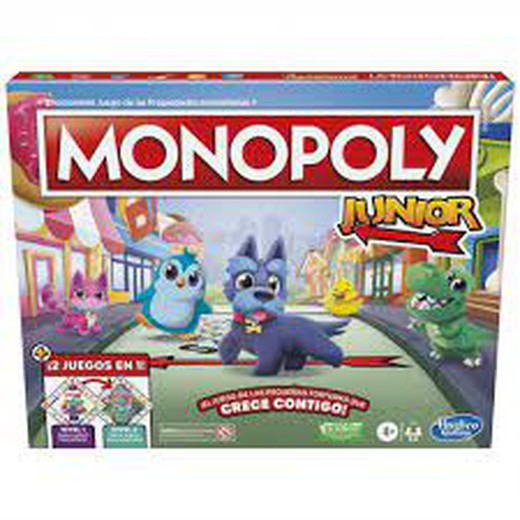 Juego Monopoly Junior 2 Juegos En 1