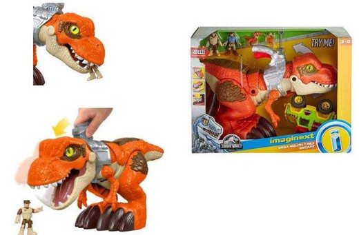 Jurassic World T-Rex Mega Mandíbula Imaginext