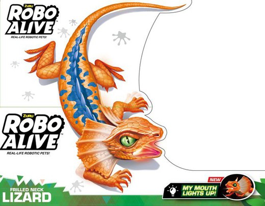 Lagarto Robo Alive con Luz Y Movimiento