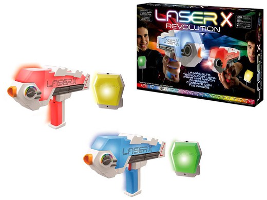 Laser X Revolution Zwei Pistolen