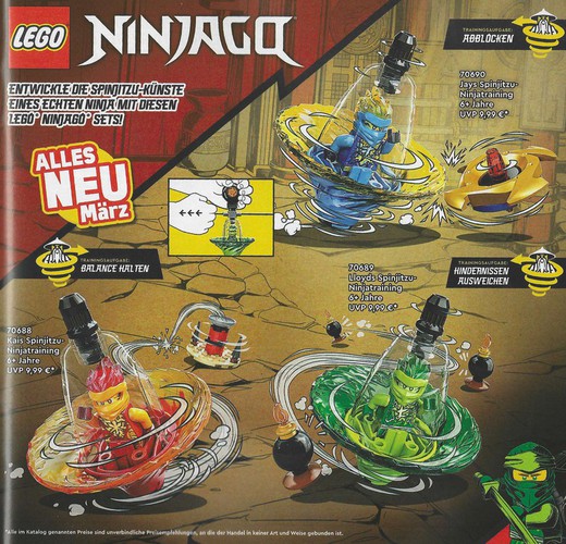 Lego Ninjago 70689 Entrenamiento Ninja de Spinjitzu de Lloyd