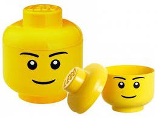 Cabeça de armazenamento Lego S / Boy