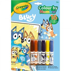 LIBRO ACTIVIDADES Y COLOREAR POR NUMEROS BLUEY