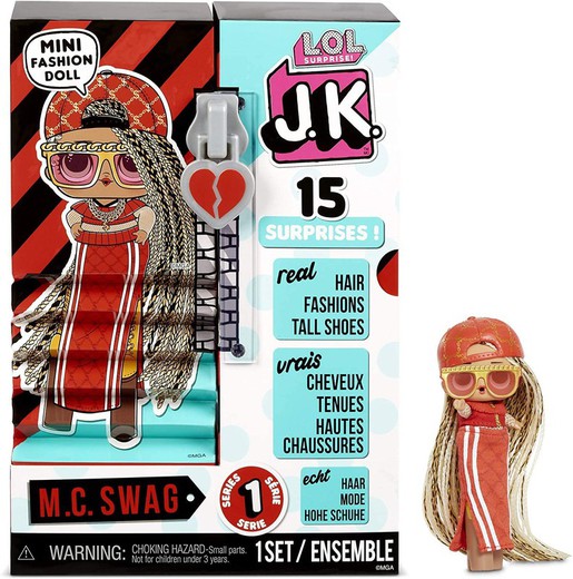 LOL Surprise Jk-Dolls sortiment 4 modeller