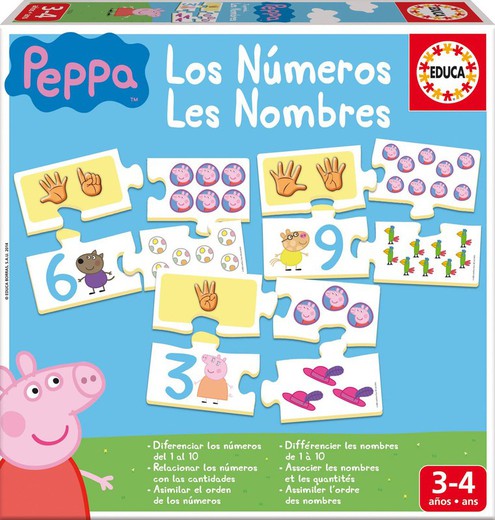 Educa - I learn numbers Peppa Pig Animals