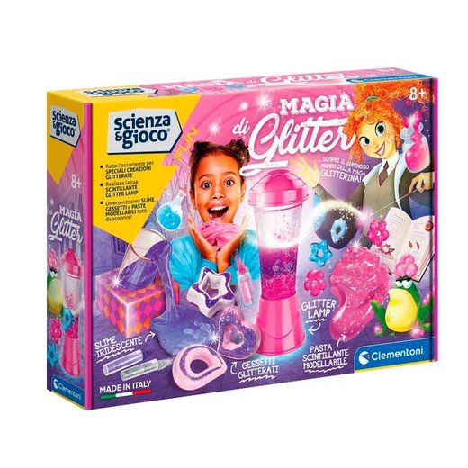 Lámpara Purpurina Magia Glitter Slime