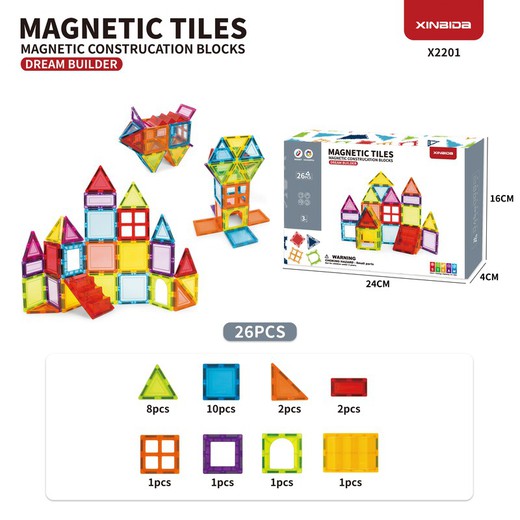 MAGNETIC BLOCS 26 PZAS