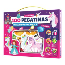 Maletin 100 Pegatinas-Fantasia