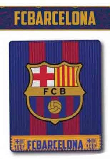 Coperta in pile F.C.Barcelona
