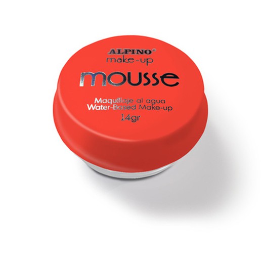 Maquillaje mousse rojo 14 gr