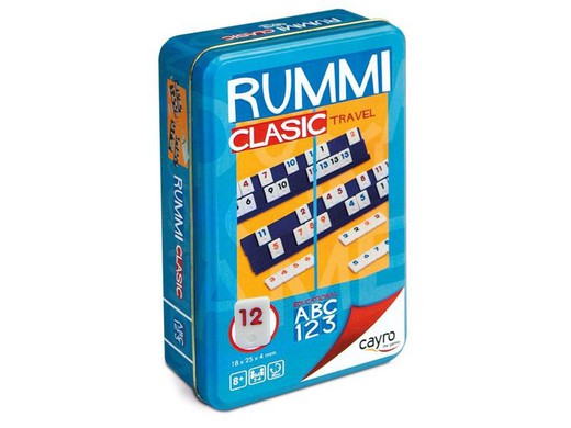 Juego Rummi versión Viaje 4 Jugadores