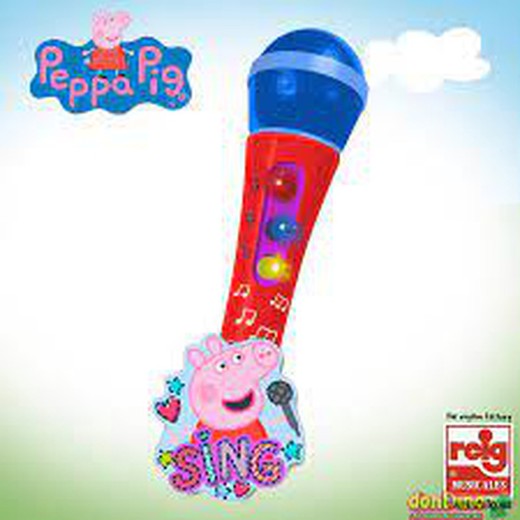 Micro De Mano C/Amplificador Peppa Pig