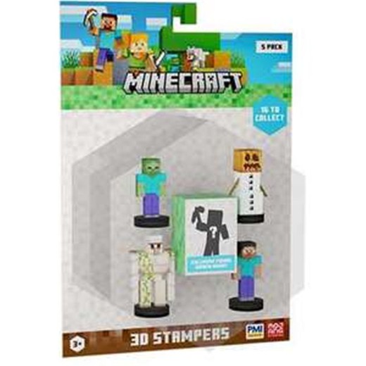 MINECRAFT FIGURA PACK DE 5 SDO BLISTER