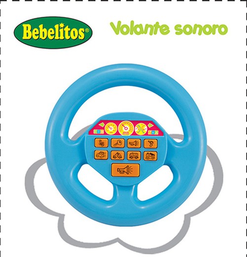 Mini children's light steering wheel
