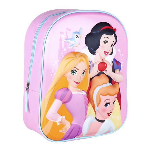 Mochila Infantil 3D Princesas