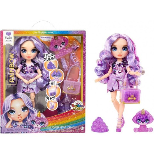 MUÑECA RAINBOW WORLD VIOLET