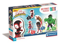 MY FIRST PUZZLES 3-6-9-12 SPIDEY MARVEL