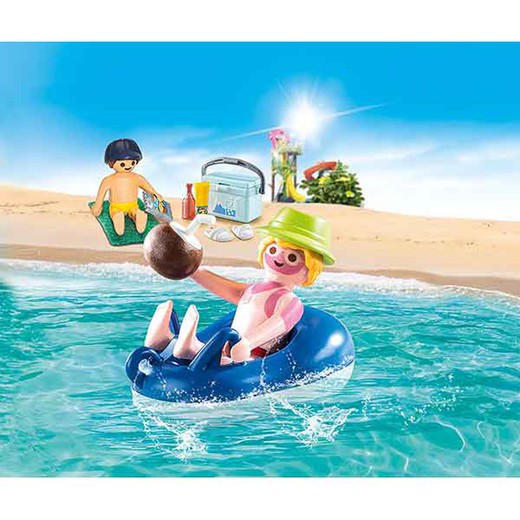 Nadador Con Flotador Playmobil