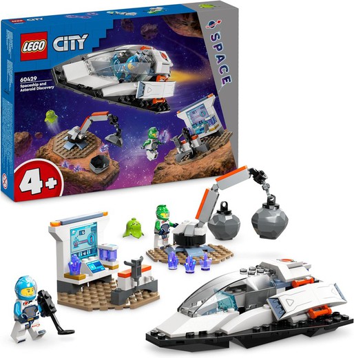 Nave Espacial Y Descubrimiento Del Asteroide Lego