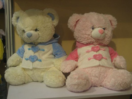 Teddybär 30cm pink / blau