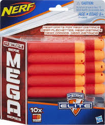 Fléchettes Nerf Mega - pack 10