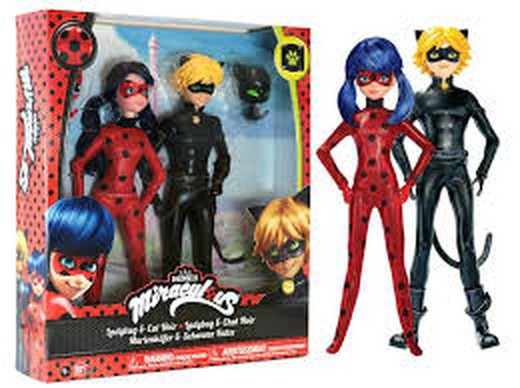 Pack 2 ladybug doll