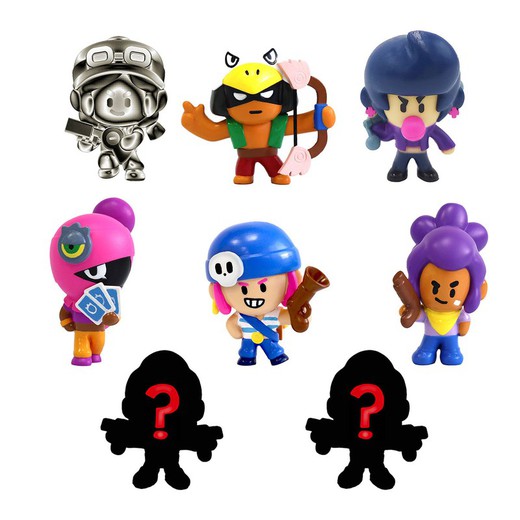 Pack 8 Figuras De Luxe Brawl Stars