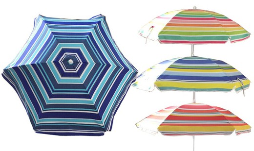 Parasol staal polyester 140