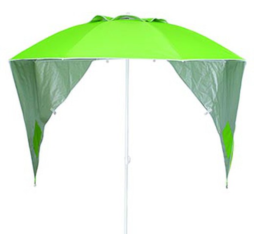 Parasol met windscherm 170