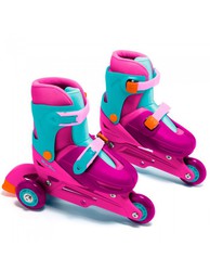 PATIN EN LINEA CONVERTIBLE ROSA