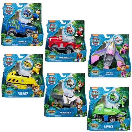 PAW PATROL VEHICULO JUNGLE SURTIDO