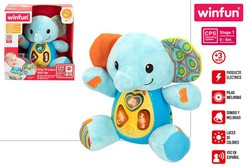 Peluche Elefante Luz & Sonido +3m