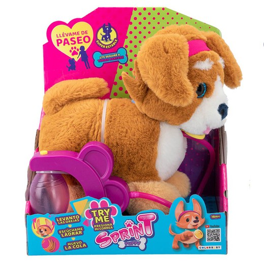 Perro Peluche Interactivo Sprint Puppy