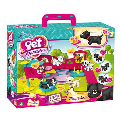 * Pet Parade-Playset + Filhote de cachorro