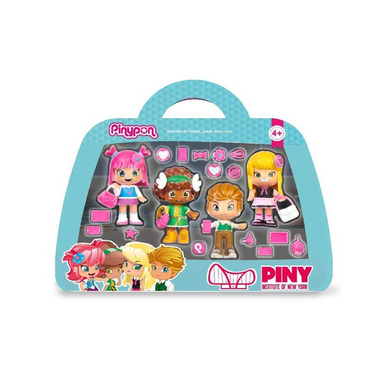 Pinypon- Piny Set 4 Amigos