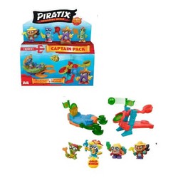 PIRATIX- SHARK TREASURE CAPTAIN PACK ASST