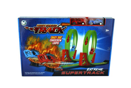 Pista Supertrack Extreme 2 Coches