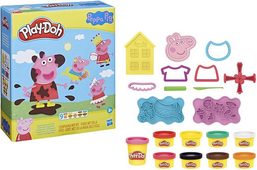 Play-Doh Peppa Pig erstellen und gestalten