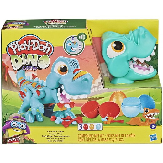 Play-Doh Rex, o dinossauro guloso