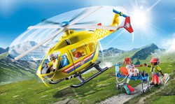 *HELICÓPTERO DE RESCATE PLAYMOBIL