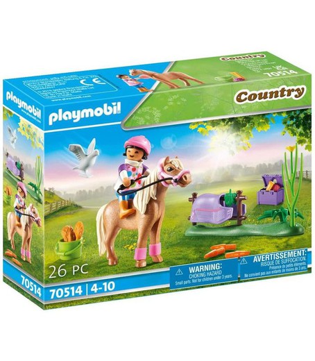 Country Poni Islandes C/Jinete Playmobil