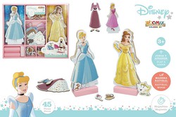 Princesas Disney Vestidos Madera Magn 32x28